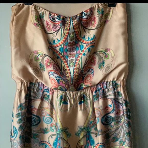 Summer Strapless Dress Size 4 Bisou Bisou - Picture 3 of 8